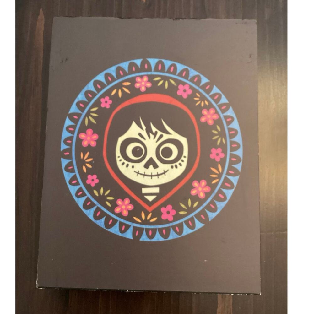 NWOT Disney Pixar's Miguel Coco in his skeletal Day of the Dead face paint decor